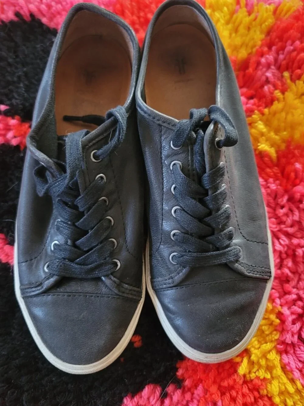 Frye Leather Low Top Sneakers Size 7 #3472365